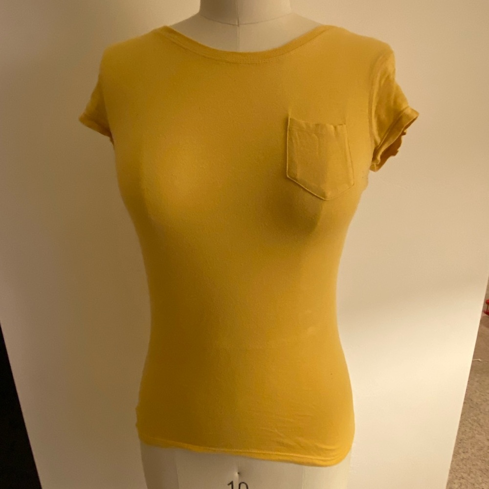 Mustard Yellow Aeropostale T-shirt